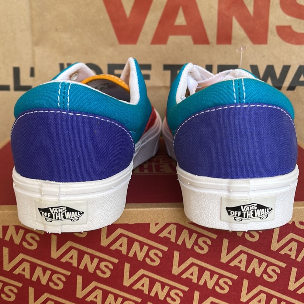 Vans Comfycush Era Multi Block Multi/True White sneakers WMNS - Picture 14 of 16